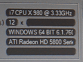ASRock,CeBIT 2010の会場で,次世代6コアCPU「Gulftown」のデモを実施中