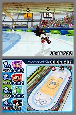 画像集#010のサムネイル/NDSでもマリオとソニックが競演! NDS用「マリオ&ソニック AT バンクーバーオリンピック」,11月19日に発売