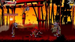 画像集#004のサムネイル/PS Vita向け「ドロースラッシャー」が24日に配信開始。指1本で忍者を操ろう