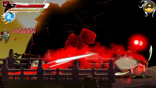 画像集#008のサムネイル/PS Vita向け「ドロースラッシャー」が24日に配信開始。指1本で忍者を操ろう