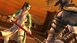 画像集#026のサムネイル/PSP「ソウルキャリバー Broken Destiny」，ストーリー仕立ての新モード“THE GAUNTLET”などの新要素を紹介