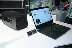 画像集 No.008のサムネイル画像 / 「ALIENWARE m15」国内初披露。ブランド初の薄型ノートPC，気になるその特徴を担当者が明らかに