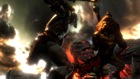 画像集#001のサムネイル/［TGS 2009］グラフィックスの美しさにますます磨きのかかった「God of War III」の直撮りプレイムービーを4GamerにUp