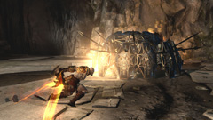 画像集#002のサムネイル/［TGS 2009］グラフィックスの美しさにますます磨きのかかった「God of War III」の直撮りプレイムービーを4GamerにUp