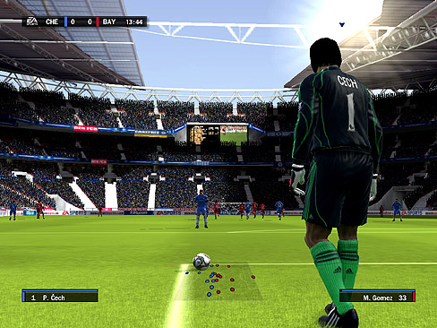 画像集#002のサムネイル/気分だけでもベッカムになれる。国際サッカー連盟公認の「FIFA 10」のデモ版を4GamerにUp
