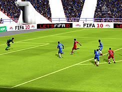 画像集#006のサムネイル/気分だけでもベッカムになれる。国際サッカー連盟公認の「FIFA 10」のデモ版を4GamerにUp