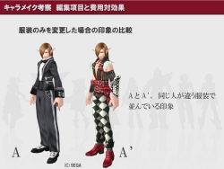 画像集#002のサムネイル/［CEDEC 2010］膨大なバリエーションをどう生み出すか。「ファンタシースターポータブル2」に見る，キャラクターメイクへのアプローチ