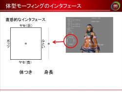 画像集#028のサムネイル/［CEDEC 2010］膨大なバリエーションをどう生み出すか。「ファンタシースターポータブル2」に見る，キャラクターメイクへのアプローチ