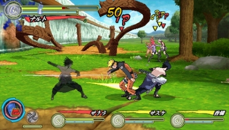 画像集#002のサムネイル/PSP対戦アクション「NARUTO-ナルト-疾風伝 ナルティメットアクセル３」最新情報，最大4人の通信対戦に対応し，2009年冬発売