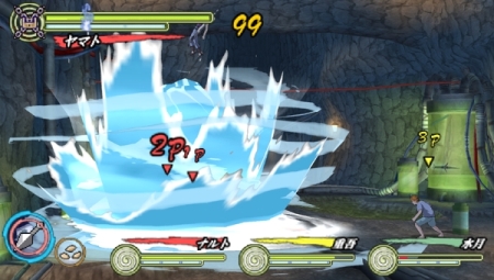 画像集#008のサムネイル/PSP対戦アクション「NARUTO-ナルト-疾風伝 ナルティメットアクセル３」最新情報，最大4人の通信対戦に対応し，2009年冬発売