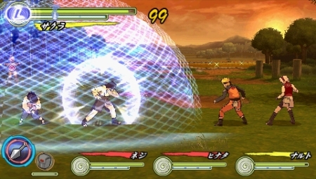 画像集#011のサムネイル/PSP対戦アクション「NARUTO-ナルト-疾風伝 ナルティメットアクセル３」最新情報，最大4人の通信対戦に対応し，2009年冬発売
