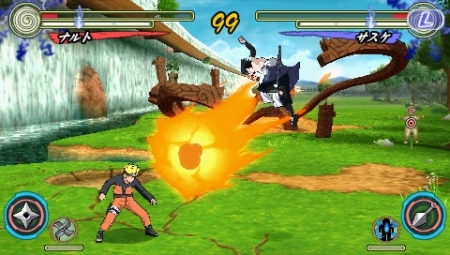 画像集#013のサムネイル/PSP対戦アクション「NARUTO-ナルト-疾風伝 ナルティメットアクセル３」最新情報，最大4人の通信対戦に対応し，2009年冬発売