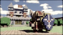 画像集#015のサムネイル/いきなり最強キャラでプレイできる“いにしえの勇者”が登場! 「3Dドットゲームヒーローズ」,ワールドマップやシェーダー魔法の情報も明らかに