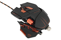 画像集#002のサムネイル/Mad Catz，近未来的デザインのゲーマー向けマウスにMMO向けモデルとワイヤレスモデルを追加。3月9日発売