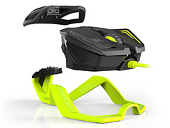 Mad Catz,シャシーとセンサー&ボタン,パームレストだけのマウス「R.A.T. 1」を発表。3Dプリンターで筐体をフルカスタマイズ可能に