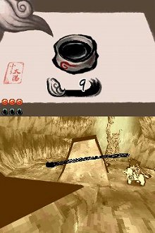 画像集#026のサムネイル/「大神伝 ～小さき太陽～」復元や爆発など，さまざまな効果を持つ「筆しらべ」を駆使して仕掛けを解いていこう