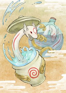 画像集#037のサムネイル/「大神伝 ～小さき太陽～」復元や爆発など，さまざまな効果を持つ「筆しらべ」を駆使して仕掛けを解いていこう