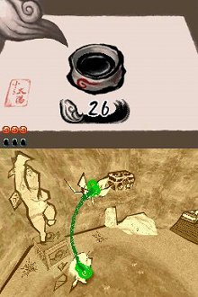 画像集#044のサムネイル/「大神伝 ～小さき太陽～」復元や爆発など，さまざまな効果を持つ「筆しらべ」を駆使して仕掛けを解いていこう