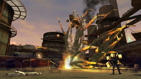 画像集#006のサムネイル/［TGS 2009］オープンワールドでの自由なプレイが魅力「ライオットアクト2」デモ＆体験会