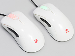 BenQ ZOWIE「EC1-A White」&「EC2-A White」ファーストインプレッション。白いIE 3.0クローンマウスに触ってみた