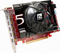 画像集#001のサムネイル/1枚で5画面出力。PowerColorのHD 5770 Eyefinity 5が登場