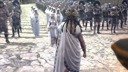 画像集#007のサムネイル/「TROY無双」,ゲーム序盤のスクリーンショットが公開に。アキレウスやヘクトルといった神話の英雄達が登場