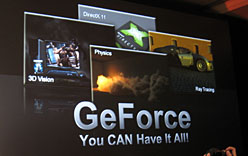 画像集#009のサムネイル/NVIDIA，「Fermi」の実機を公開。FermiアーキテクチャベースのDX11 GPUをトップ・トゥ・ボトムで展開へ