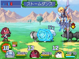画像集#006のサムネイル/勝利の鍵はカレーにあり!? NDS「ケロロRPG 騎士と武者と伝説の海賊」,バトルを有利に進めるゲームシステムの数々を紹介