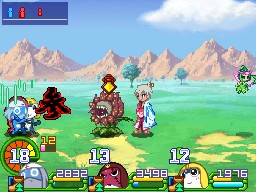 画像集#039のサムネイル/勝利の鍵はカレーにあり!? NDS「ケロロRPG 騎士と武者と伝説の海賊」,バトルを有利に進めるゲームシステムの数々を紹介