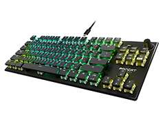 ROCCATの英語配列10キーレスキーボード「Vulkan TKL PRO」が国内発売。長寿命が売りの独自光学式キースイッチを採用する