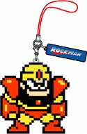 画像集#003のサムネイル/ドット絵「ロックマン」やあのボスキャラ達のストラップ第2弾が登場