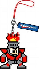 画像集#006のサムネイル/ドット絵「ロックマン」やあのボスキャラ達のストラップ第2弾が登場