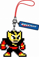 画像集#007のサムネイル/ドット絵「ロックマン」やあのボスキャラ達のストラップ第2弾が登場