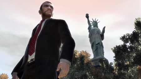 画像集#012のサムネイル/PSP版「GTA: チャイナタウン・ウォーズ」,リアルに再現された「リバティーシティ」の名所を確認しよう