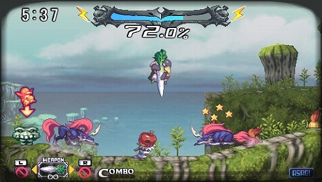 画像集#001のサムネイル/斬撃やプリニー連射がオートに。「プリニー2 〜特攻遊戯! 暁のパンツ大作戦ッス!!〜」のDLC“魔界大根・連射妖精さん付き”が本日より配信開始