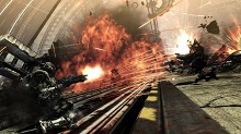 画像集#005のサムネイル/時間の流れを遅くする“ARモード”の活用術も。PS3/Xbox 360用シューティングアクション「VANQUISH」の最新情報第2弾が公開に