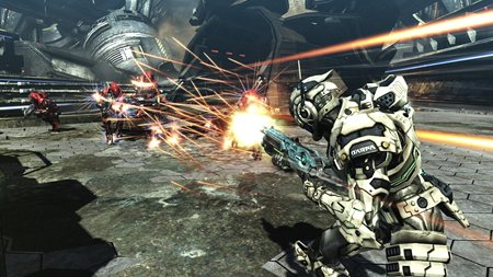 画像集#033のサムネイル/「VANQUISH」登場人物や行く手を阻む強敵,武器などの情報が公開。予約特典で強力な武器3種が入手できるダウンロードコードが付属