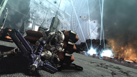 画像集#024のサムネイル/いよいよ本日発売の「VANQUISH」。“BLADEシステム”によって生まれる武装群と,プレイヤーの行く手を阻む巨大兵器“バザード”を大紹介