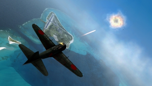 画像集#047のサムネイル/現代の東京上空に“ゼロ戦”が飛び交う「エースコンバットX2 ジョイントアサルト」，シリーズ初登場となる「レシプロ機」はどのような活躍を見せるのか