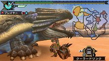 画像集#007のサムネイル/「モンスターハンターポータブル 3rd」で初登場の新モンスターが公開。砂中からの噛み付きや麻痺液など,いやらしい攻撃がハンターを襲う