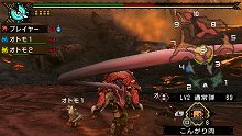画像集#011のサムネイル/「モンスターハンターポータブル 3rd」で初登場の新モンスターが公開。砂中からの噛み付きや麻痺液など,いやらしい攻撃がハンターを襲う