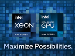 Intel,HBMメモリ採用のデータセンター向けGPU「Data Center GPU Max」と新型CPU「Xeon CPU Max」を発表