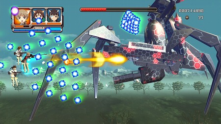 画像集#009のサムネイル/サイバーフロント，Xbox 360用シューティング「ストライクウィッチーズ 白銀の翼」の登場キャラ5人の特性を明らかに