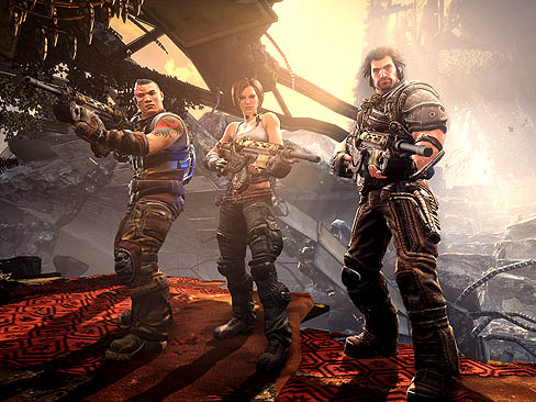 画像集#002のサムネイル/PC向け「Bulletstorm」のデモ版の配信がようやく開始。鮮やかかつ華麗にスキルショットをきめまくろう