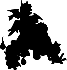 画像集#032のサムネイル/「コテ! メン!」と叫ぶ苺? 「太鼓の達人DS ドロロン!ヨーカイ大決戦!!」ではどんちゃんの装備によって音色や見た目が変化