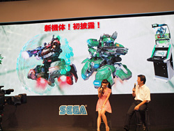 画像集#007のサムネイル/[AMショー2011] 「ボーダーブレイク エアバースト」など多数の人気作品が出展。「ファンタジーゾーン」のメダルゲームも登場したセガブースレポート