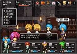 画像集#003のサムネイル/「ブラウザクエスト」Yahoo!モバゲーでサービスがスタート。バトルでは，華麗なマウス捌きで敵を撃破だ