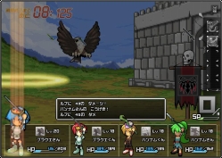 画像集#006のサムネイル/「ブラウザクエスト」Yahoo!モバゲーでサービスがスタート。バトルでは，華麗なマウス捌きで敵を撃破だ