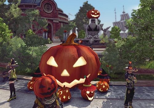 画像集#002のサムネイル/「RaiderZ」，ハロウィンイベントが開催。外見を変更できる美容室システムも