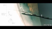 画像集#049のサムネイル/デッサン画のような独特のグラフィックスが特徴的な3Dアクション「El Shaddai ASCENSION OF THE METATRON」は2010年発売